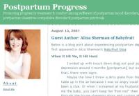 Postpartum Progress Postpartum Progress