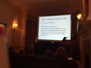 Divya Kumar presents on privilege